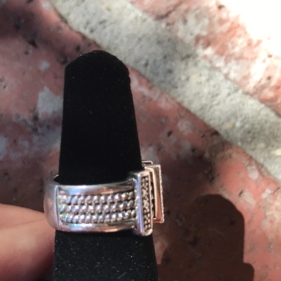 Sterling Silver and Diamond Accent Ring - Picture 4 of 4